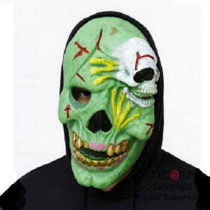 MASCARA CALAVERA FLUO LATEX  X 1